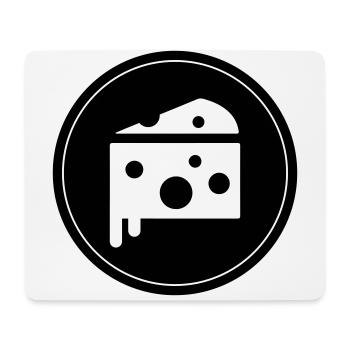 Käse Symbol Cheese - Mousepad (Querformat) - Weiß - Vorne