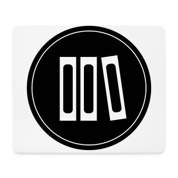Lire des livres - Tapis de souris (format paysage) - blanc - Devant