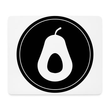 Symbole de l’avocat - Tapis de souris (format paysage) - blanc - Devant