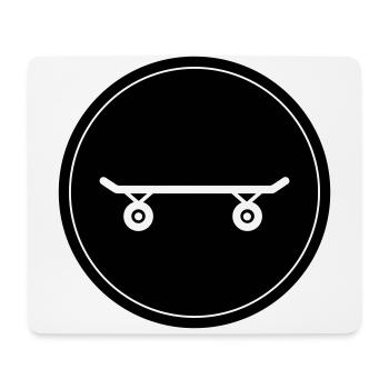 Skateboard Skaters - Tapis de souris (format paysage) - blanc - Devant
