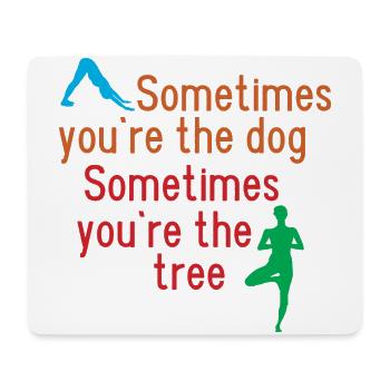 Yogalehrer Spruch Für Yogi Yoga - Mousepad (Querformat) - Weiß - Vorne