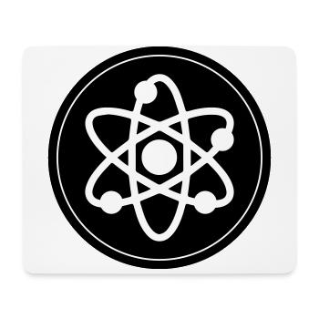 Atom Symbol Circle - Mouse Pad (horizontal) - white - Front