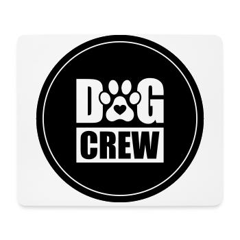 Dog Crew Kreis - Mousepad (Querformat) - Weiß - Vorne
