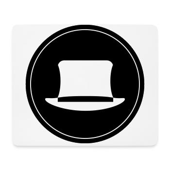 Bräutigam Zylinder Kreis - Mousepad (Querformat) - Weiß - Vorne