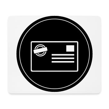 Briefmarke icon Kreis - Mousepad (Querformat) - Weiß - Vorne