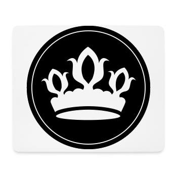 Krone Silhouette - Mouse Pad (horizontal) - white - Front