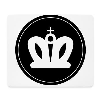 Krone - Mousepad (Querformat) - Weiß - Vorne