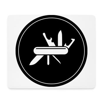 Pocket knife - Mouse Pad (horizontal) - white - Front