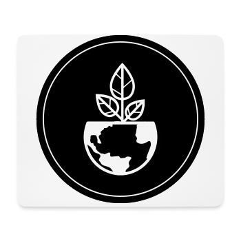 Planet Erde - Mousepad (Querformat) - Weiß - Vorne