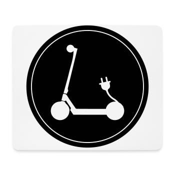E-roller Icon - Mousepad (Querformat) - Weiß - Vorne
