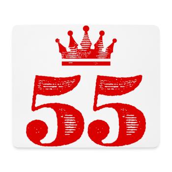 55 Couronne numérique - Tapis de souris (format paysage) - blanc - Devant