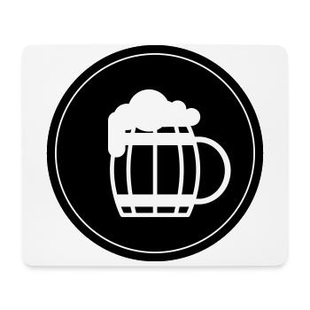 Beer Glass Beer Symbol - Mouse Pad (horizontal) - white - Front
