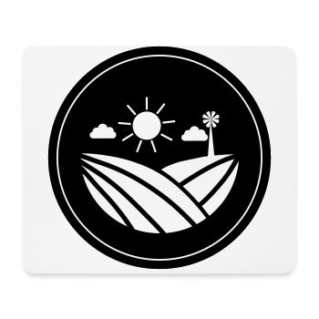 Agriculteur - Tapis de souris (format paysage) - blanc - Devant
