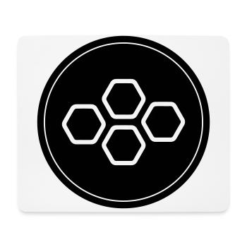 Symbole de l’apiculteur - Tapis de souris (format paysage) - blanc - Devant