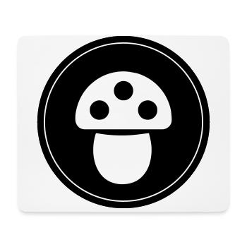 Mushrooms Symbol - Mouse Pad (horizontal) - white - Front