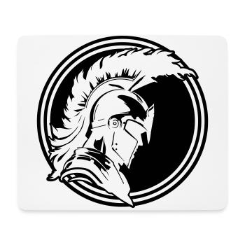 Krieger Sparta Helm Spartaner - Mousepad (Querformat) - Weiß - Vorne