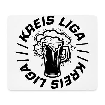 Kreis Liga - Mousepad (Querformat) - Weiß - Vorne
