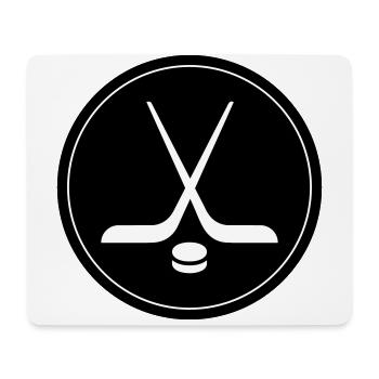 icehockey symbol - Mousepad (Querformat) - Weiß - Vorne