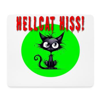 Höllenkatze zischt! 2 - Mousepad (Querformat) - Weiß - Vorne