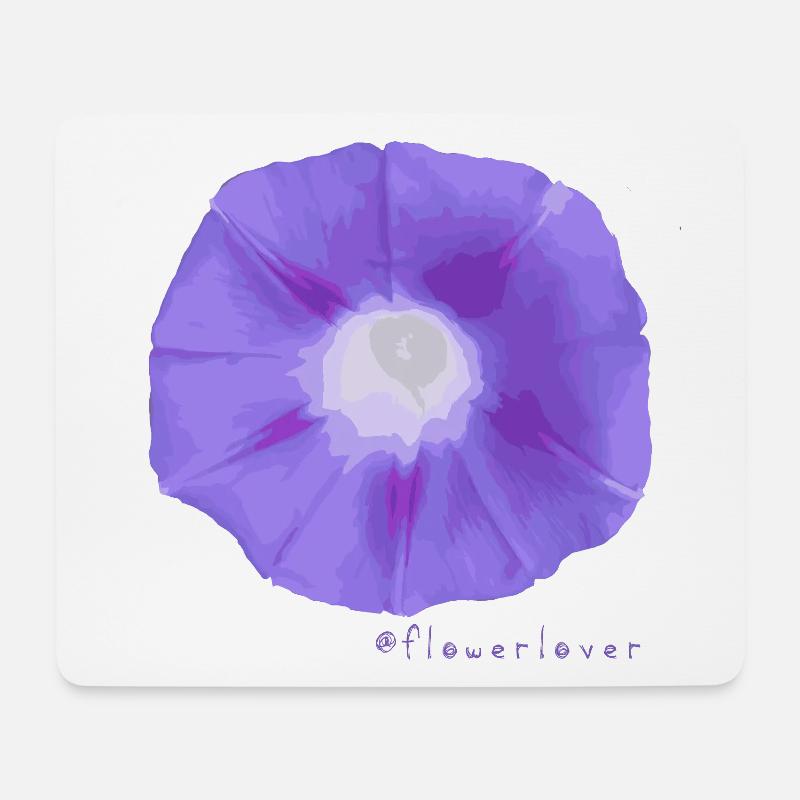Flowerlover Nr. 2 - Mousepad (Querformat) - Weiß