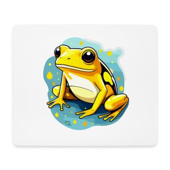 Pfeilgiftfrosch Frosch Zeichnung - Mousepad (Querformat) - Weiß - Vorne