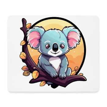 Dessin de koala - Tapis de souris (format paysage) - blanc - Devant