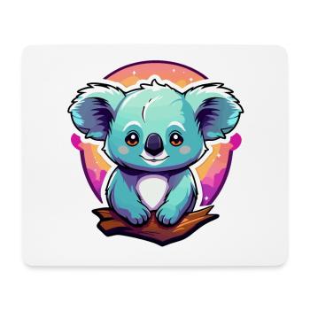 Dessin de koala - Tapis de souris (format paysage) - blanc - Devant