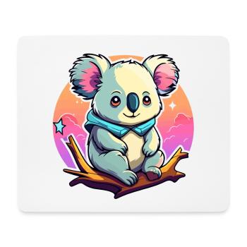 Dessin de koala - Tapis de souris (format paysage) - blanc - Devant