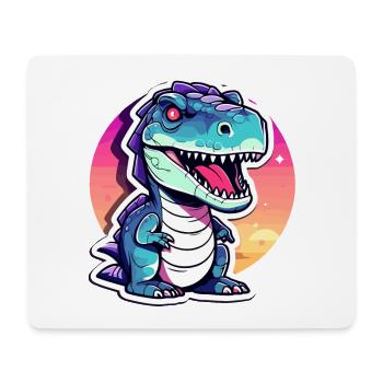 Tyrannosaurus Rex Dinosaure Illustration - Tapis de souris (format paysage) - blanc - Devant
