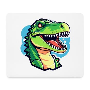 Tyrannosaurus Rex Dinosaure Illustration - Tapis de souris (format paysage) - blanc - Devant