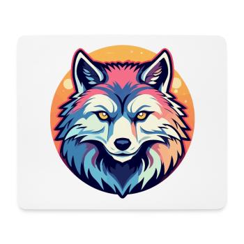 Illustration d’Halloween loup-garou - Tapis de souris (format paysage) - blanc - Devant