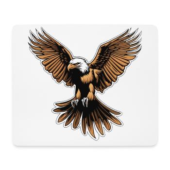Adler Illustration - Mousepad (Querformat) - Weiß - Vorne