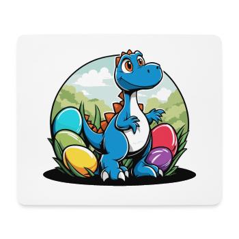 Dinosaur Easter Eggs Easter - Mouse Pad (horizontal) - white - Front