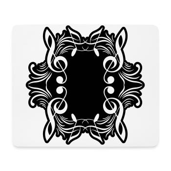 Music notes symbol music - Mouse Pad (horizontal) - white - Front