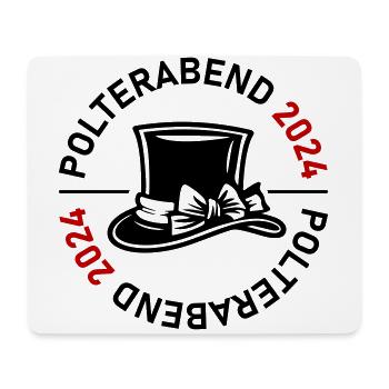Polterabend 2024 - Mousepad (Querformat) - Weiß - Vorne