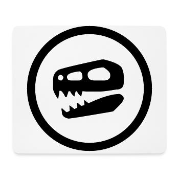 Dinosaurier Schädel Geschenk - Mousepad (Querformat) - Weiß - Vorne