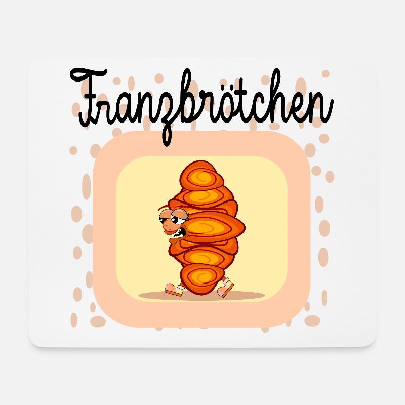 HAMBURG FRANZBRÖTCHEN KOSTÜM - Mousepad (Querformat) - Weiß