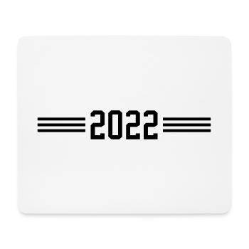 2022 jahr - Mousepad (Querformat) - Weiß - Vorne