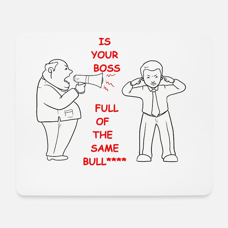 Boss - Mouse Pad (horizontal) - white