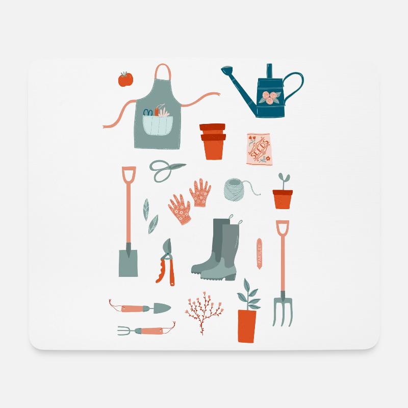 Gardening - Mouse Pad (horizontal) - white