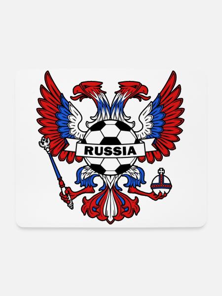 Russland - Mousepad (Querformat) - Weiß