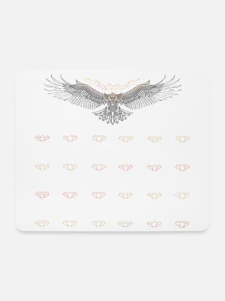 Legle-Diamant auf Weiß - Mousepad (Querformat) - Weiß