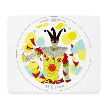 The Fool | Der Narr Tarot Karte - Mousepad (Querformat) - Weiß - Vorne