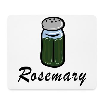 Rosemary shaker - Mousepad (Querformat) - Weiß - Vorne