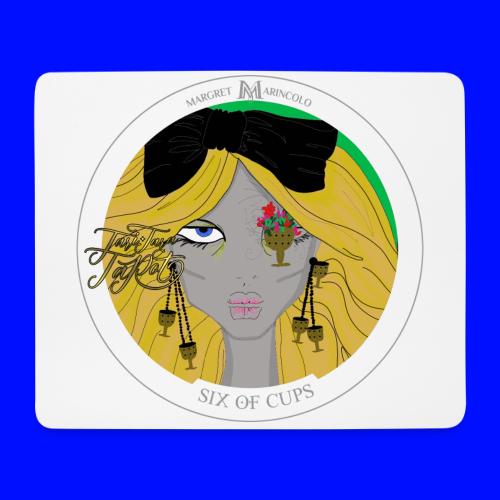 Six of Cups | Sechs der Kelche Tarot Karte - Mousepad (Querformat)