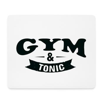Fitness – Shirt Fitnesstrainer Sport Geschenk - Mousepad (Querformat) - Weiß - Vorne