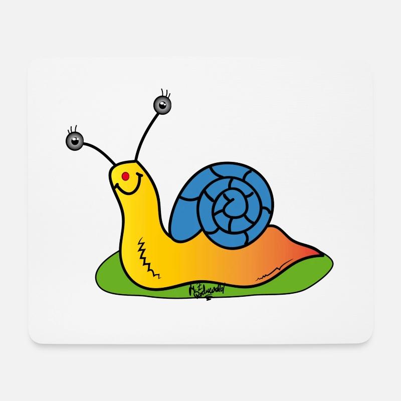 slug - Mouse Pad (horizontal) - white