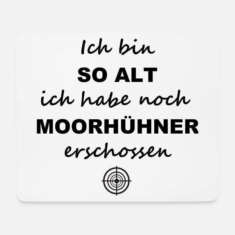 Moorhühner | Kindheit - Mousepad (Querformat) - Weiß