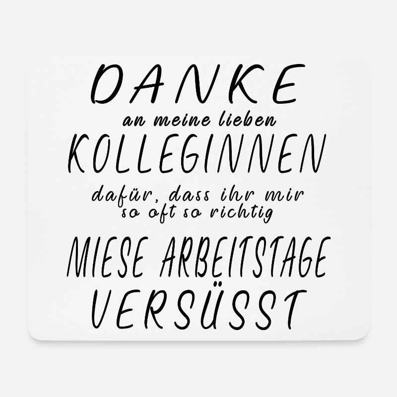 Arzthelferin MFA Bäckerin Büro Kollegin Geschenk - Mousepad (Querformat) - Weiß