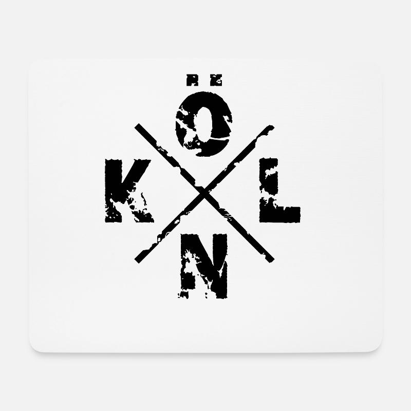 Köln - Mousepad (Querformat) - Weiß